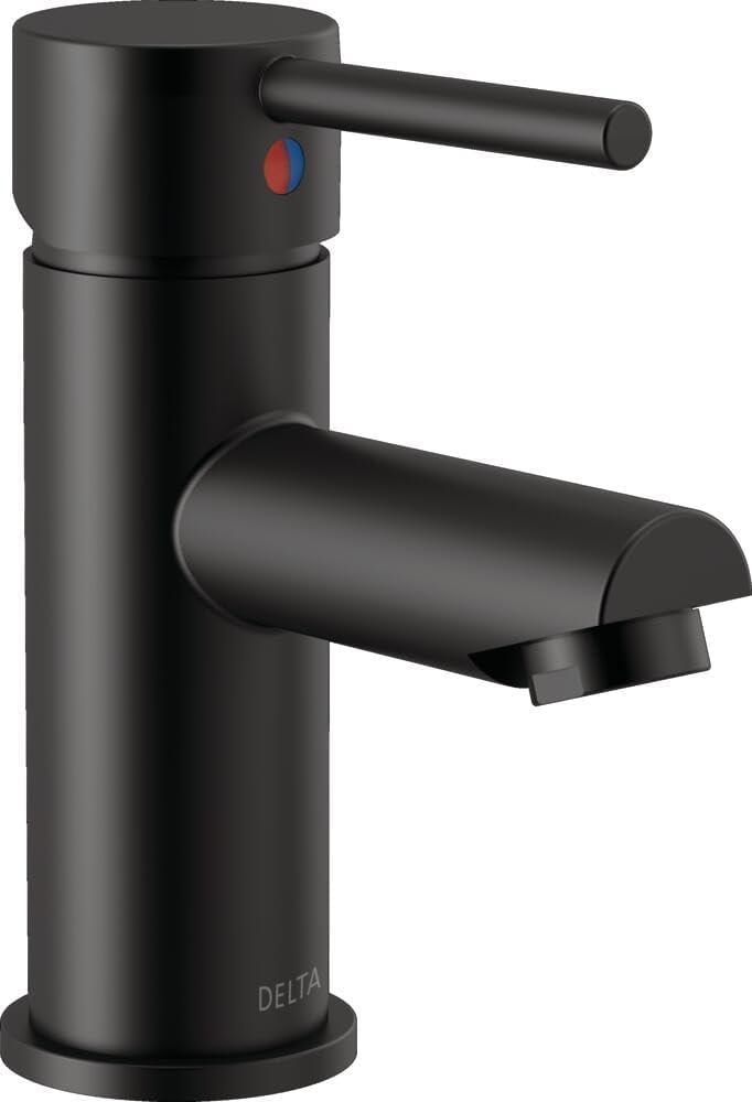 Modern Single Hole Bathroom Faucet with Drain Assembly