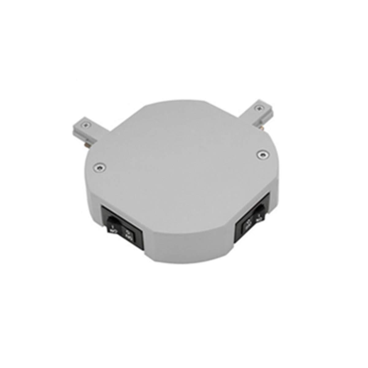 WAC Lighting THL-LEFT-2-10A-BN H Left L-Connector Current Limiter with Switch Track Accessory