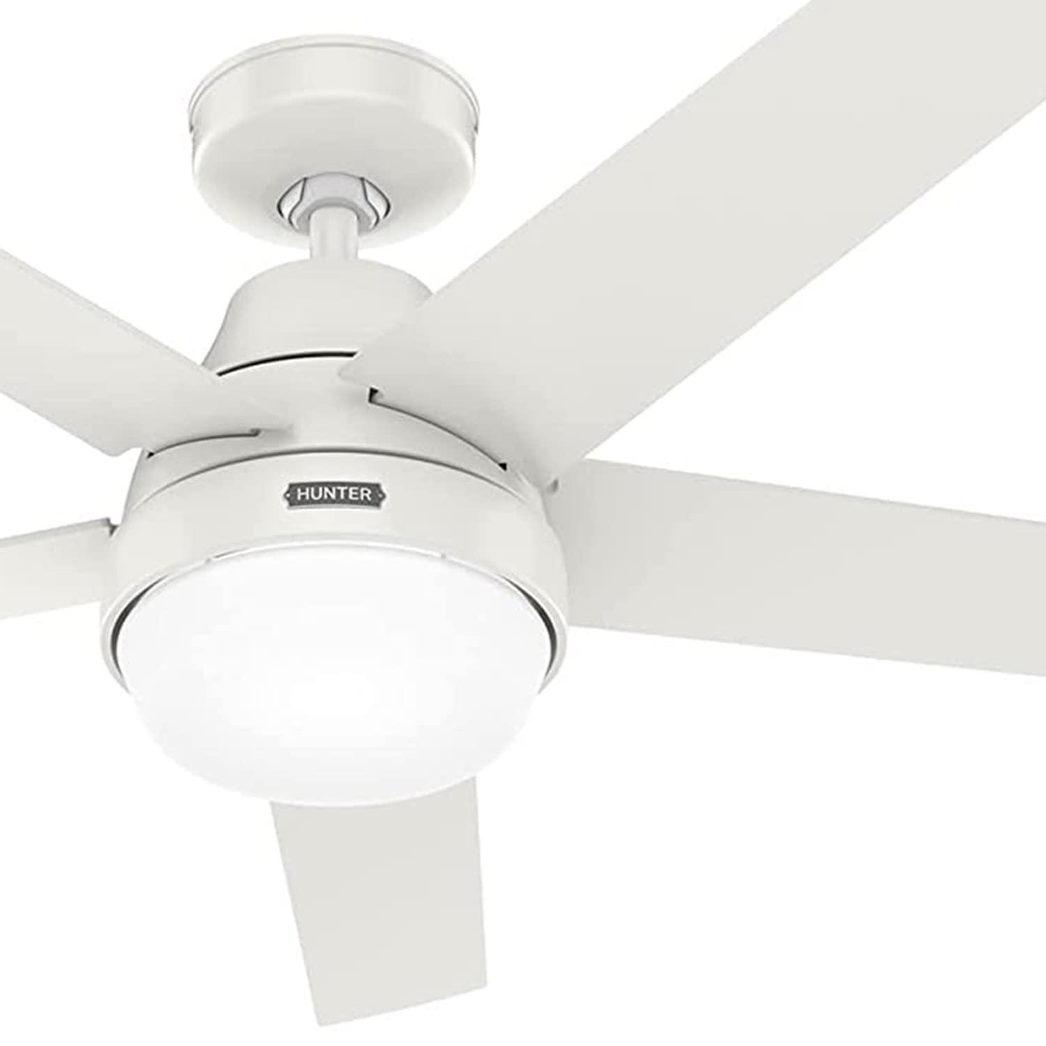 52" Aerodyne 5 - Blade Smart Standard Ceiling Fan with Lights and Remote
