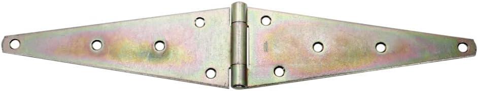 12" Zinc Plated Heavy-Duty Strap Hinge