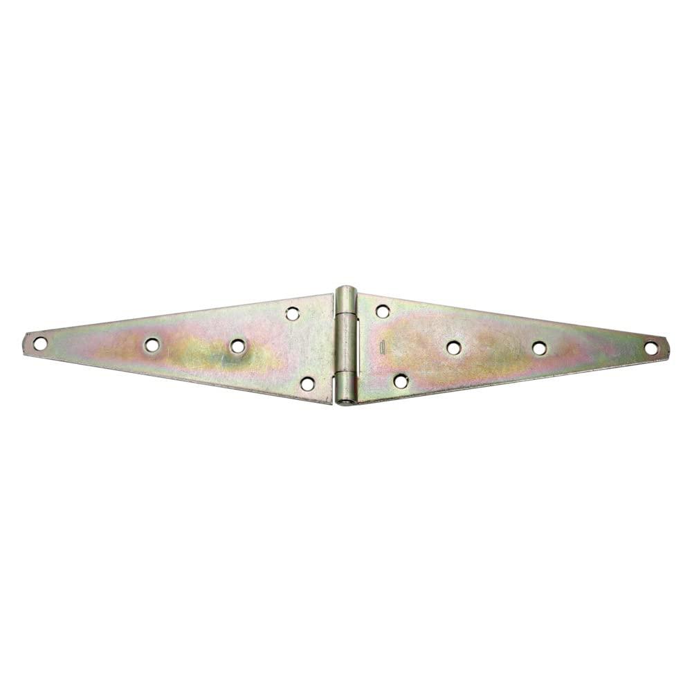 National Hardware - 282BC 12" Heavy Strap Hinge - Zinc Plated