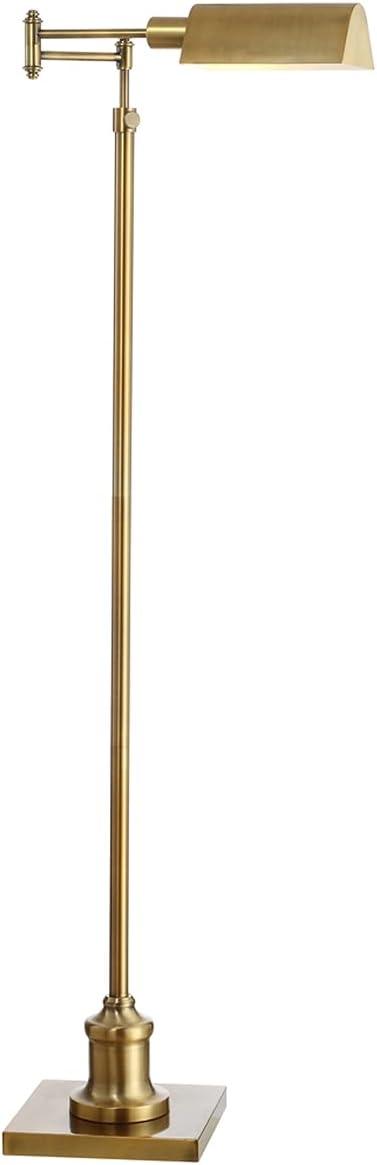 Briggs Floor Lamp - Brass Gold - Safavieh