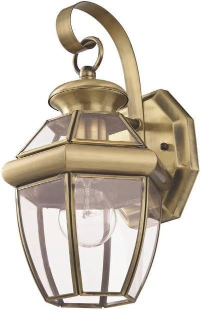 Livex Lighting Monterey 1 - Light Wall Light in  Antique Brass