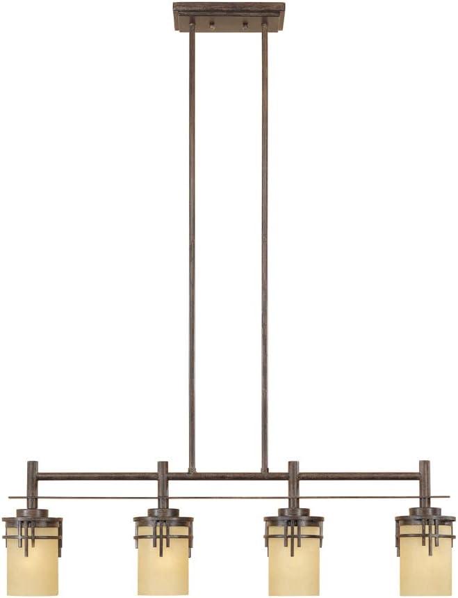 82130-WM Mission Ridge 1-Light Mini Pendant, Warm Mahogany