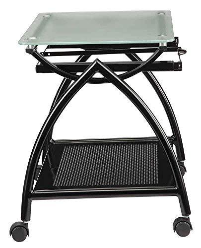 OSP Home Furnishings Newport Mobile File with Black Powder Coated Steel Frame