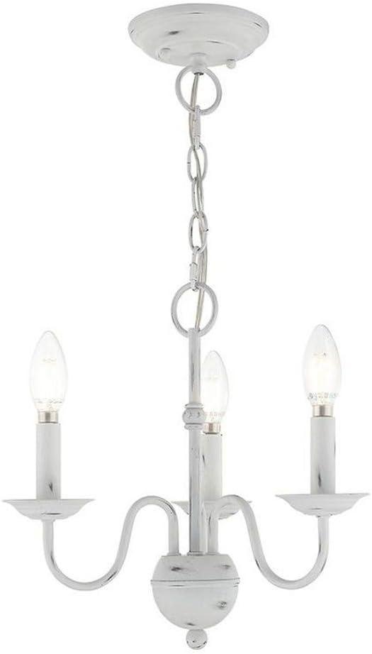 Livex Lighting Windsor 3 - Light Chandelier in  Antique White