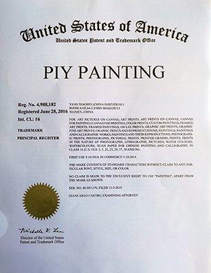 Peacock Wall Art Decor for Bedroom, PIY Beautiful Oil Painting Canvas Prints, Elegant Proud Peacock on Beige Pictures (Waterproof Artwork, Ready to Hang, 16x12)