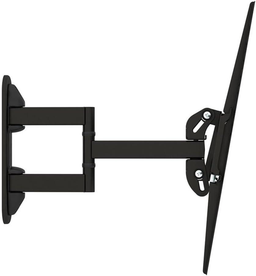 Textured Black Steel Full-Motion Wall Mount for 25"-47" TVs