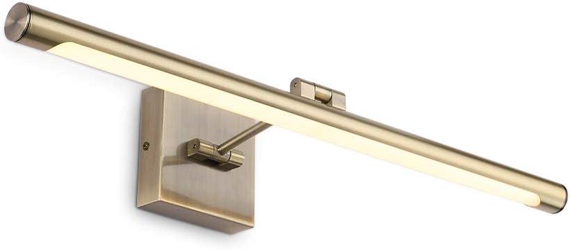 Joosenhouse Modern LED Picture Lights 24.4 inch, Antique Bronze Metal Artwork Display Lamp with Rotatable Sconces Lamp Head, 14W (70W Eqv.), Hardwired Connection, 3000K Warm White 840Lm…