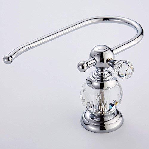 Crystal Series Polished Chrome Brass Toilet Paper Holder