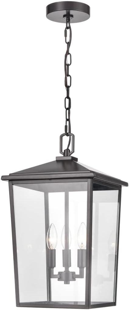 Messerly 3 Light 11" Wide Outdoor Taper Candle Pendant