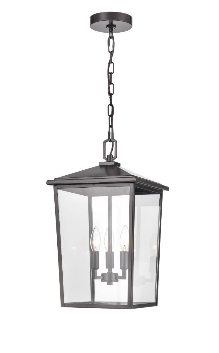 Messerly 3 Light 11" Wide Outdoor Taper Candle Pendant