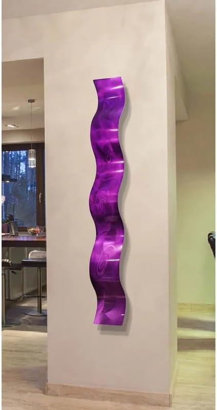 Orren Ellis Handmade Modern Abstract Wall Decor on Metal (Set of 2)