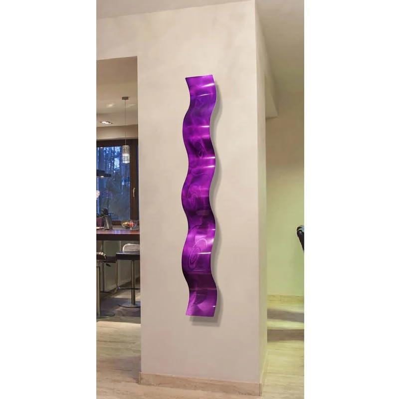 Orren Ellis Handmade Modern Abstract Wall Decor on Metal (Set of 2)