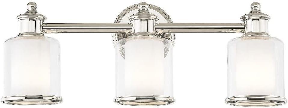 Livex Lighting Middlebush 3 - Light Vanity in  Brushed Nickel