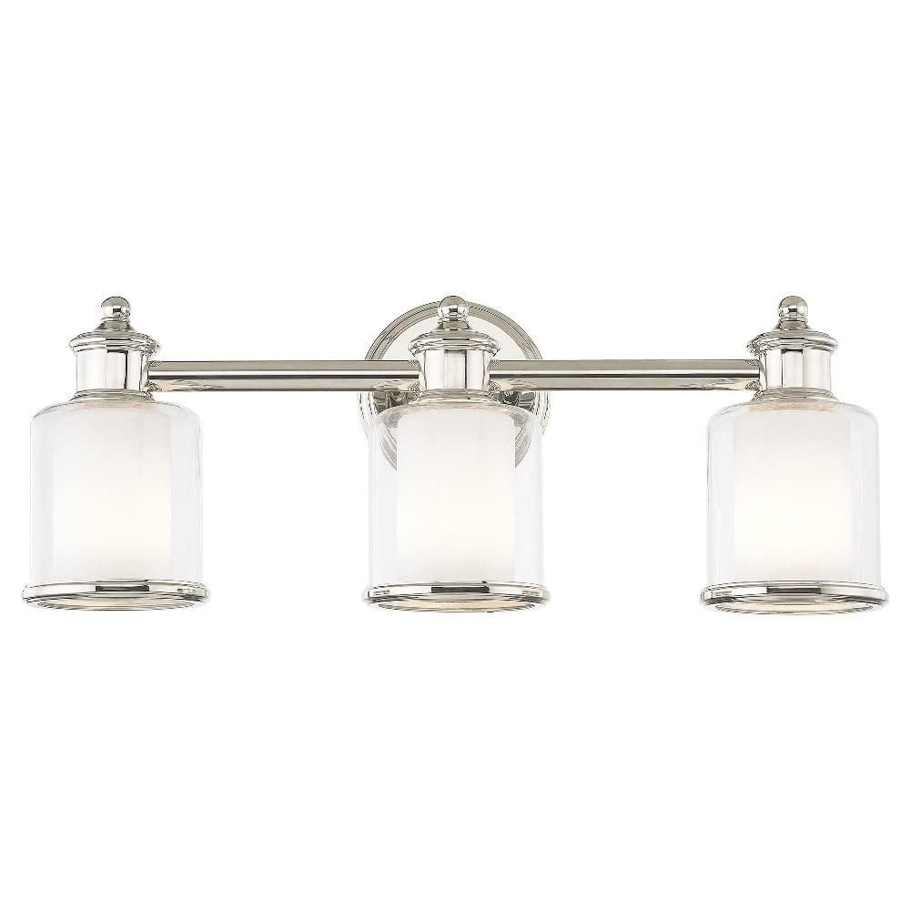 Livex Lighting Middlebush 3 - Light Vanity in  Brushed Nickel