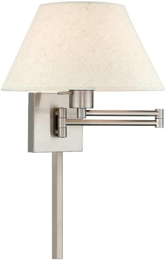 Livex Lighting 1 - Light Wall Light in  Brushed Nickel