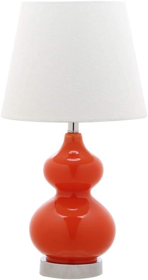 Eva Double Mini Table Lamp - KID4086 - Orange - Safavieh Kids