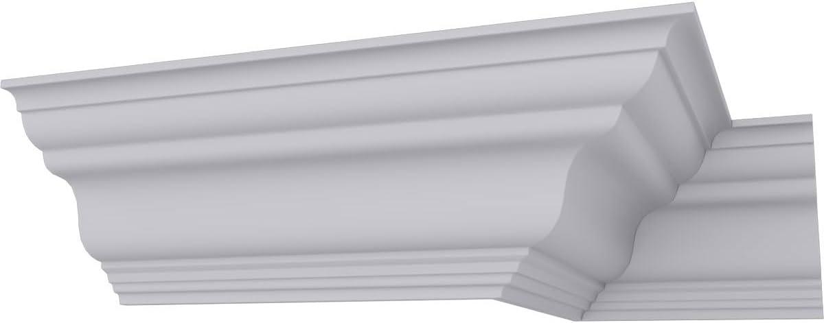 3 7/8"H x 3 7/8"P x 5 1/2"F x 94 1/2"L Dublin Traditional Crown Moulding