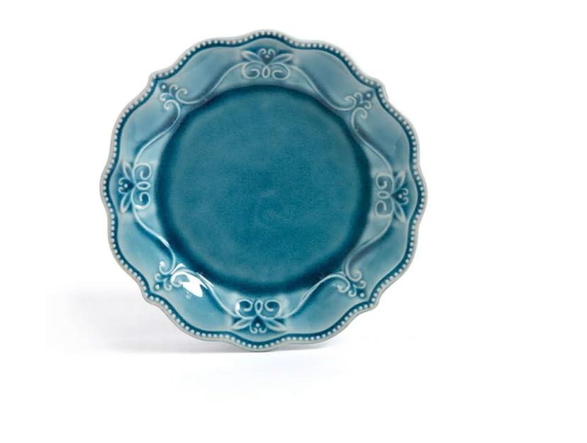 The Pioneer Woman Paige 12-Piece Dinnerware Set, Denim