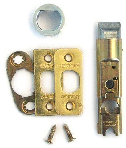Kwikset 81825-6WAL Adjustable Half-Round Drive Lates in PB