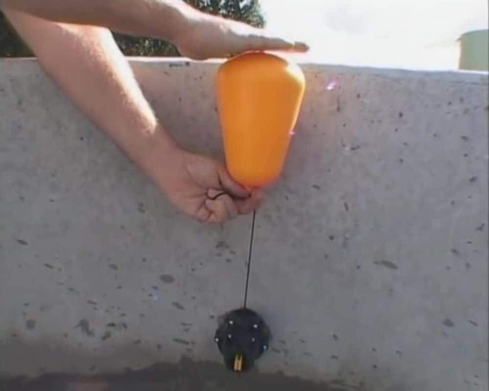 Jobe Valves J-MFV0100DLT Megaflow Trough Valve, 200L/Min, 150PSI, Detach Base, Long Tail, 1" NPT Inlet, Yellow/Black