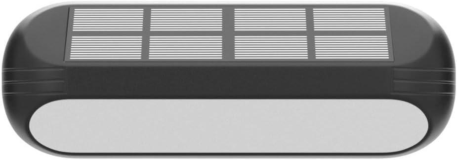 WdtPro Matte Black Solar Powered Integrated LED Step Light Kit (Set of 8)