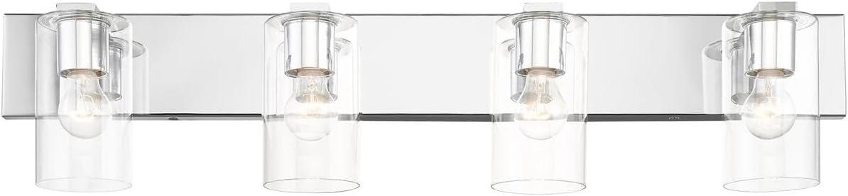 Livex Lighting Zurich 4 - Light Vanity in  Polished Chrome