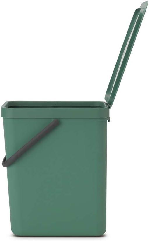 Brabantia Sort & Go Plastic Recycling Bin, 6.6 Gallon