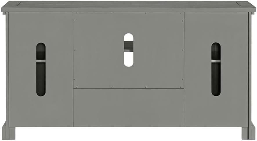 Martin Svensson Home Beach House Solid Wood TV Stand for TVs up to 70", Dove Grey