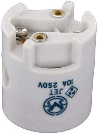 Ushio P28s Medium Prefocus Porcelain Socket 250V 10A