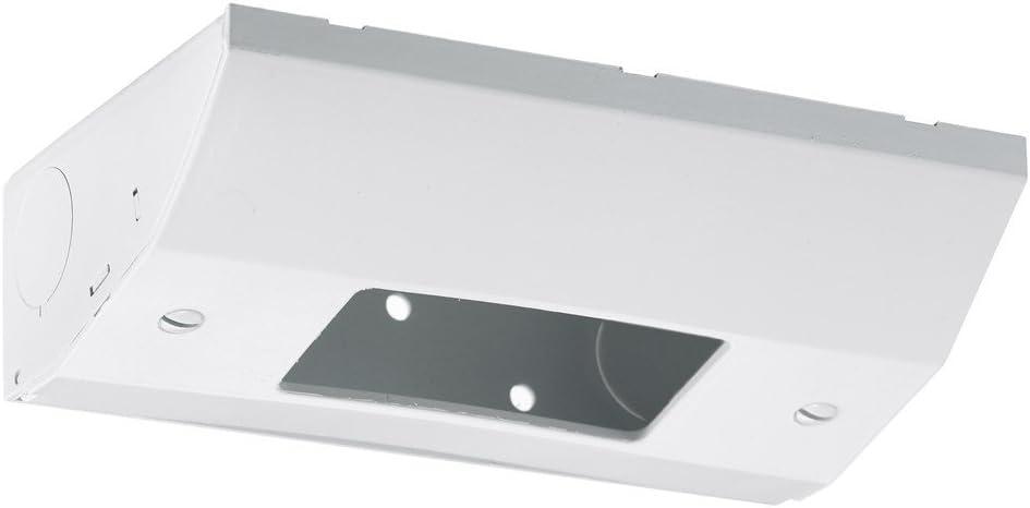 White Rectangular Under Cabinet GFCI Power Distribution Box