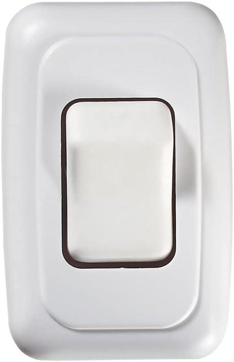 RV Designer Collection S531 Single Contoured Wall Switch