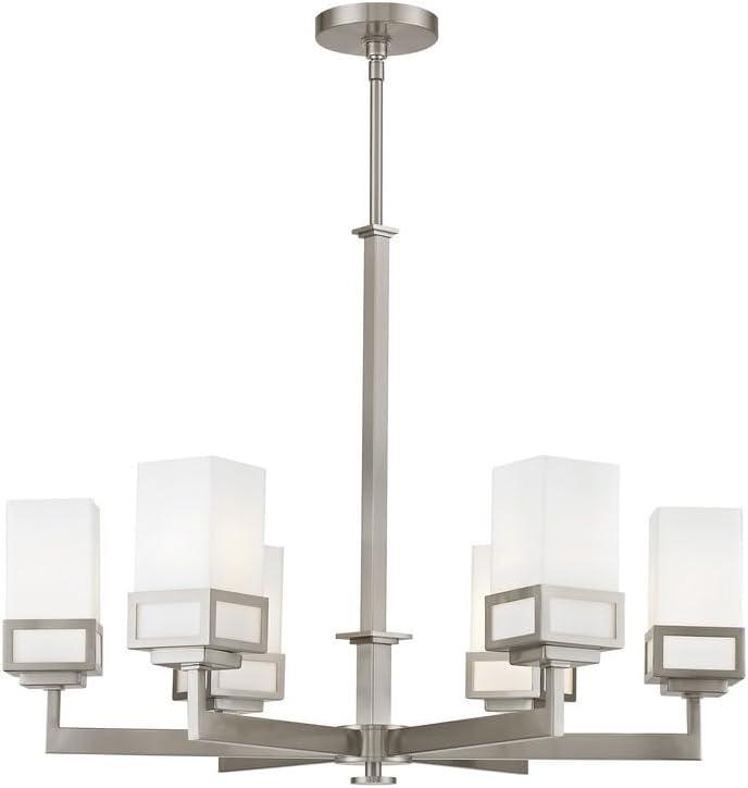 Livex Lighting Harding 6 - Light Chandelier in  Polished Chrome