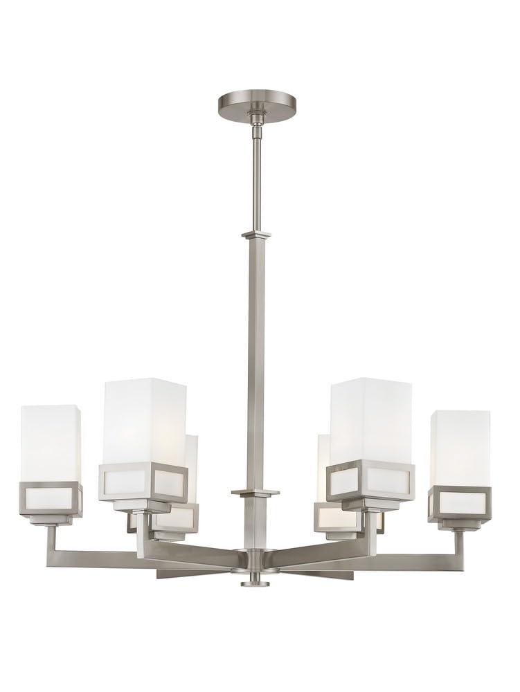 Livex Lighting Harding 6 - Light Chandelier in  Polished Chrome