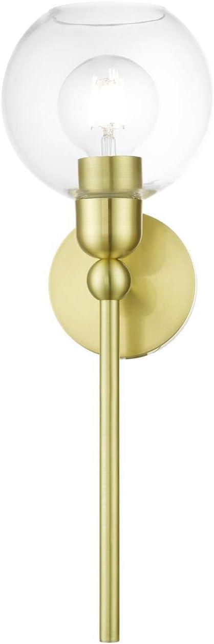 Livex Lighting Downtown 1 - Light Sconce in  Satin Brass