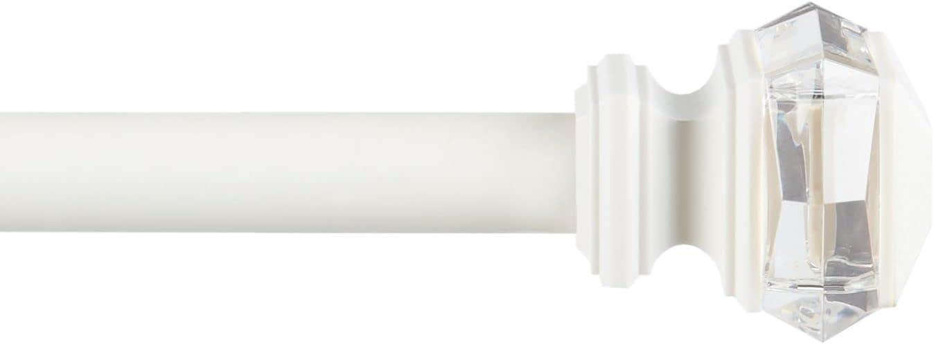 Amalgamated Textiles Iron Adjustable 66'' to 120'' 1'' Single Curtain Rod & Reviews | Wayfair