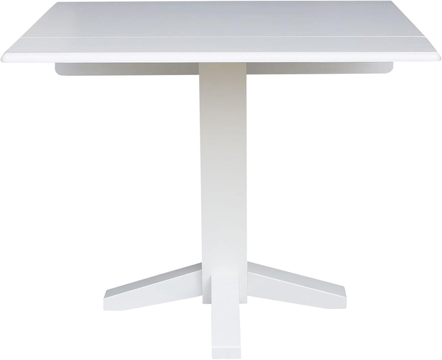 36" Sanders Square Dual Drop Leaf Dining Table - International Concepts