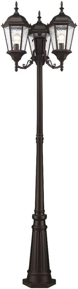 Livex Lighting Hamilton 3 - Light Post Light in  Bronze