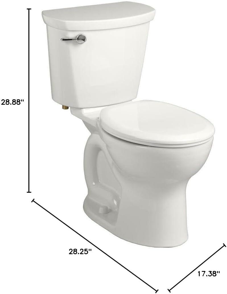 American Standard 215D.A104.020 White Cadet Pro Round Bowl Toilet