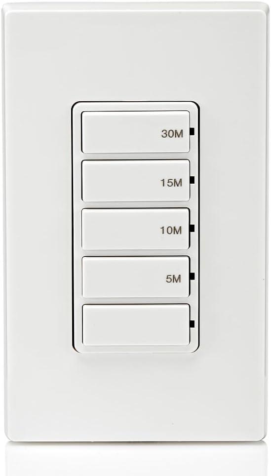 Leviton Decora Indoor Countdown Timer 120 V White