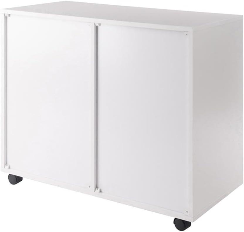 Halifax 2 Sections Mobile Storage Cabinet - Winsome