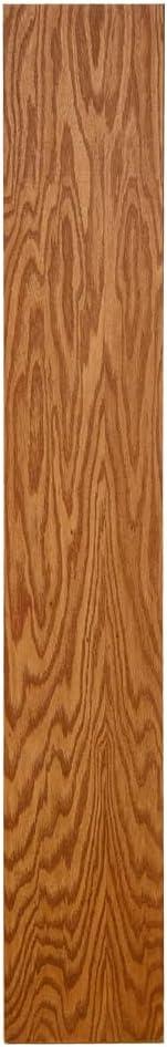 Concepts in Wood Traditional 72" Tall 15-Shelf Triple Wide Wood Bookcase in Oak