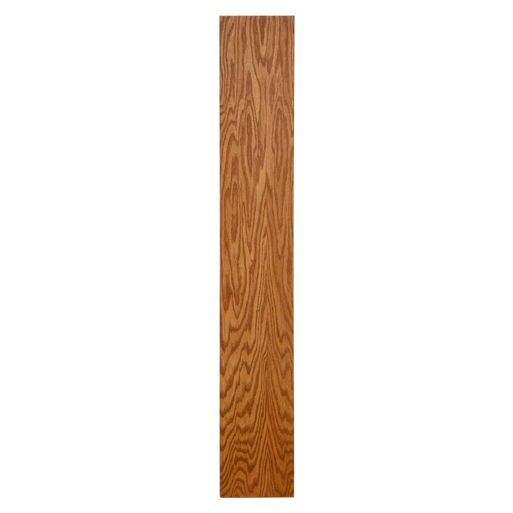 Concepts in Wood Traditional 72" Tall 15-Shelf Triple Wide Wood Bookcase in Oak