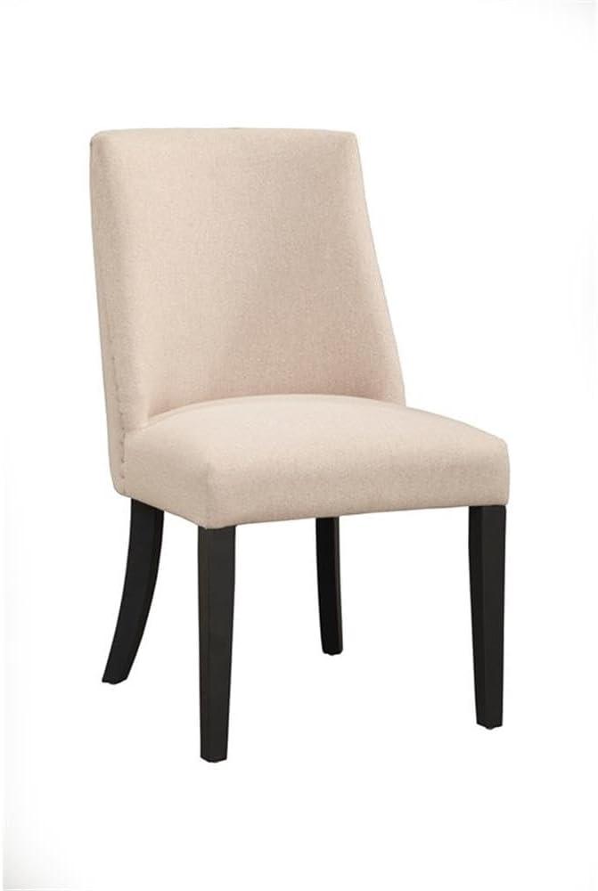 Manchester Parsons Cream Upholstered Dining Chairs Set of 2