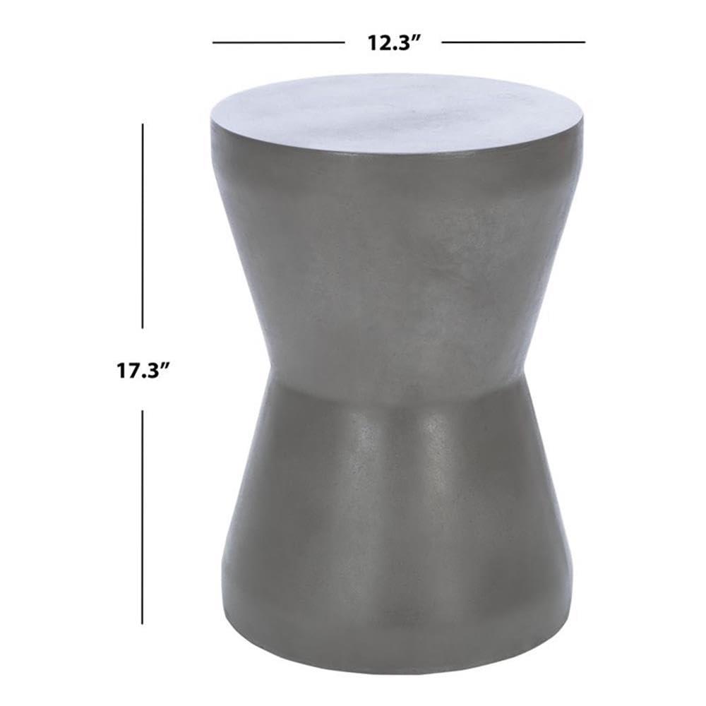 Torre Accent Stool - Indoor/Outdoor - VNN1001 - Gray - Safavieh