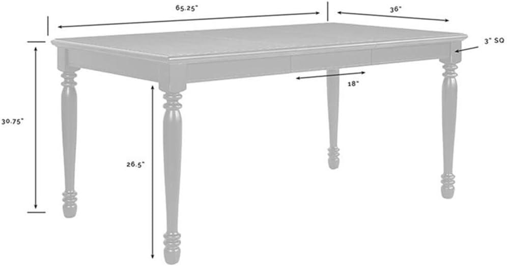 Crosley 4pc Shelby Dining Set Distressed White: Farmhouse Style, Extendable, Includes Bench & Armless Chairs