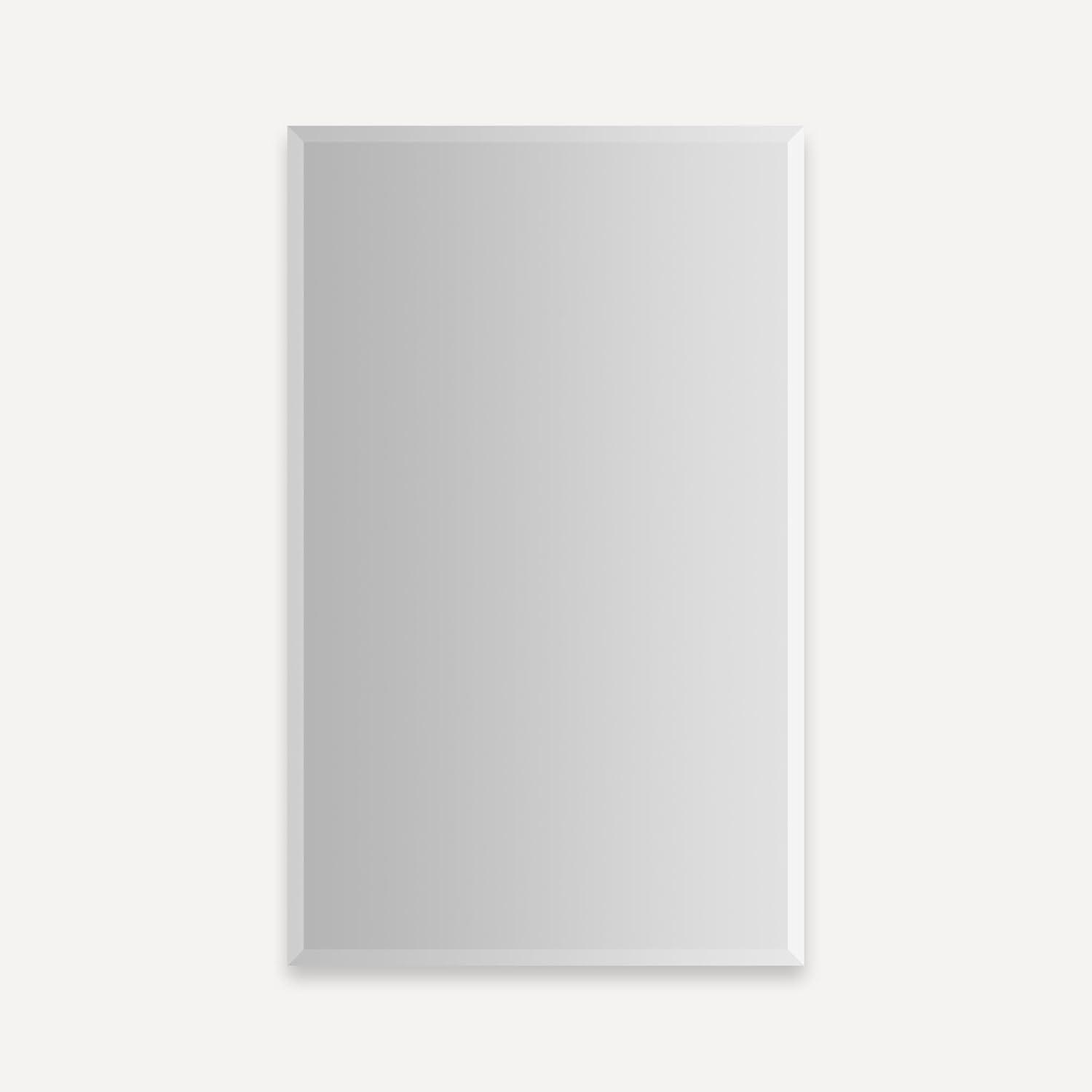 R3 Series Recessed or Surface Mount Frameless Medicine Cabinet with 3 Adjustable Shelves