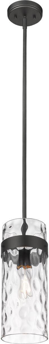Z-Lite Fontaine 1 - Light Pendant in  Matte Black