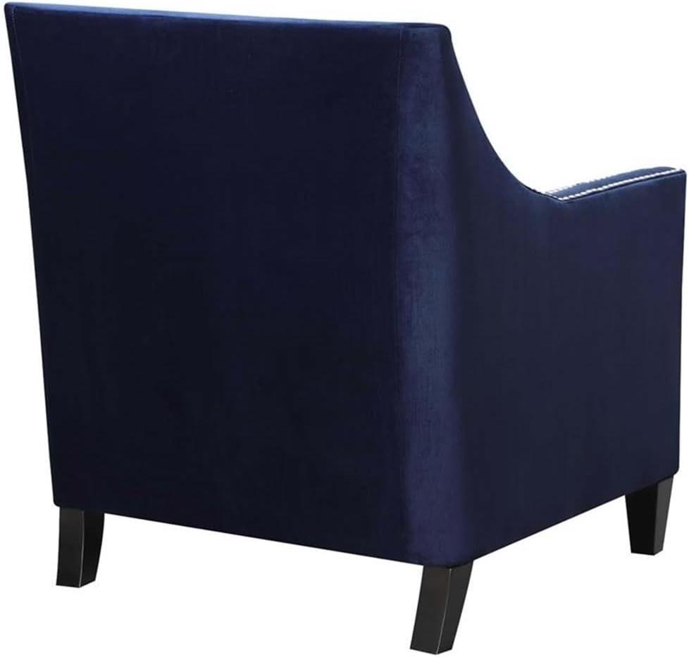 Picket House Furnishings Teagan Accent Arm Chair in Navy Fabric
